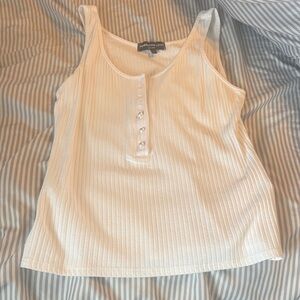 Generation Love Cream Ribbed Tank Top